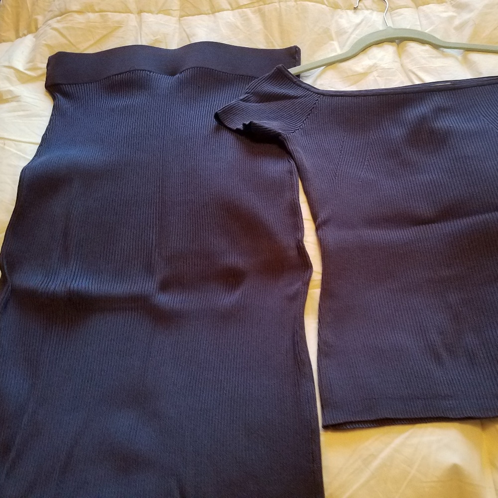 Premium H&M 2ps skirt and top body con dress up